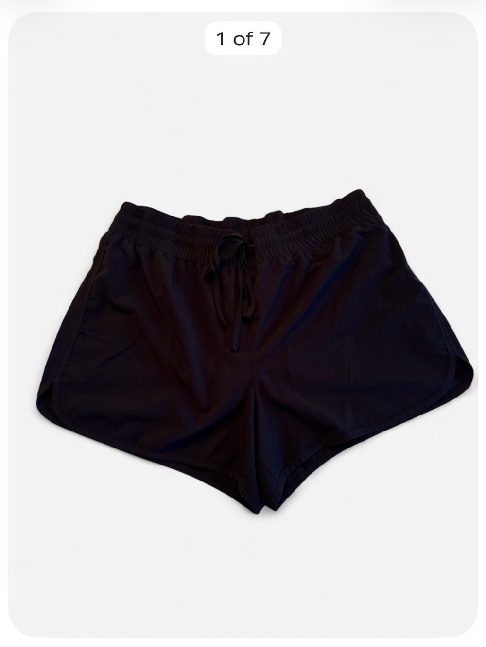 Velocity Women’s XL Black Athletic Running Shorts Built-In Brief